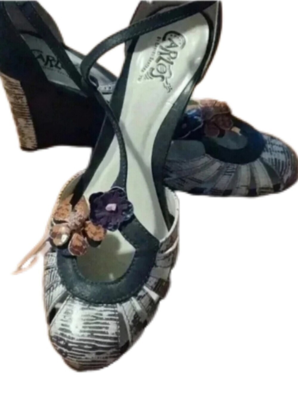 Carlos Santana high platform sandals Women's Size 6.5